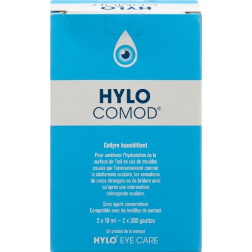 Hylo Comod Augentropfen 2 Flaschen 10ml buy online