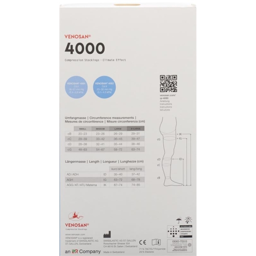 Venosan 4001 A-dh Kkl1 XL Lang Gesch Maro 1 Paar buy online