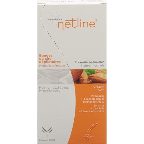 Netline Hypoallerg Kaltwachsstreifen Gesicht 20 Stück buy online