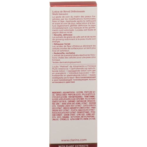 Clarins Multi Intens Lotion Reveil Defrois 125ml buy online