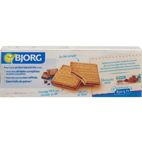 Bjorg Biscuit Fourres Chocolat Lait 225g buy online