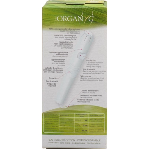 Organyc Tampons Regular mit Applikator 16 Stück buy online