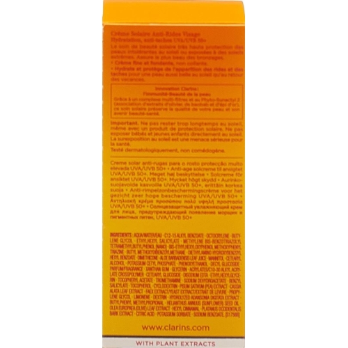 Clarins Solaire Cr A Rides Spec Vis Uvb50+ 75ml buy online