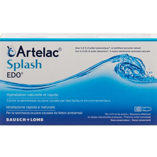 Artelac Splash Edo Augentropfen 30 Monodosis 0.5ml buy online