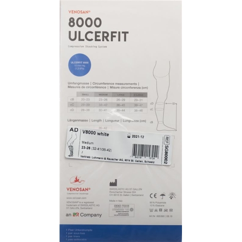 Venosan 8000 Ulcerfit A-d M 10mm Hg 1 pair buy online