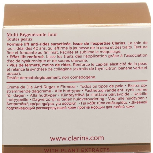 Clarins Multi Reg Lift A Rid Jour Tp 50ml buy online