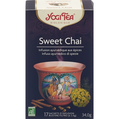 Yogi Chai Tee Sweet Chai Beutel 17 Stück buy online