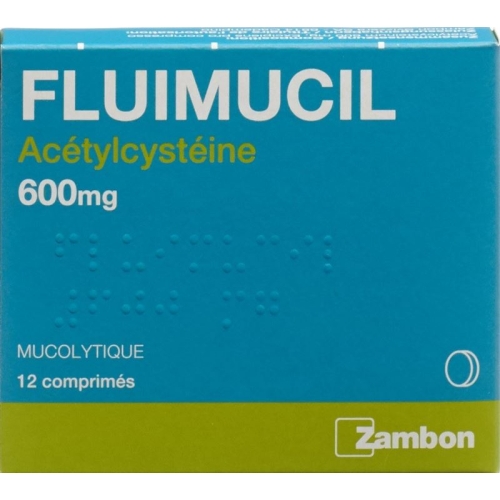 Fluimucil 600 mg (new) 12 tablets buy online