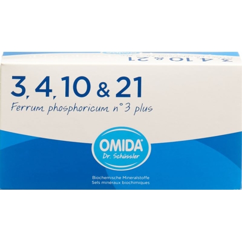 Omida Schüssler Nr3 Iron phosphate plus Plv Btl 12 pcs buy online