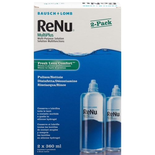 Bausch Lomb Renu MultiPlus Twin Box 2 x 360ml buy online