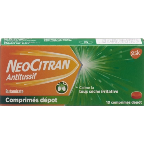 NeoCitran cough suppressants Depottabl 50 mg 10 pcs buy online