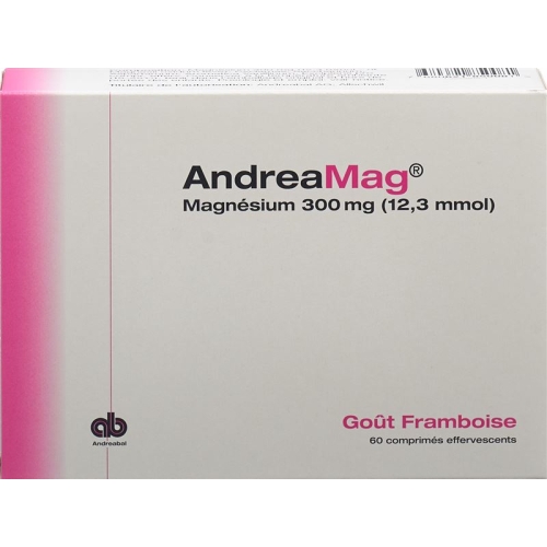 Andreamag Brausetabl 300 mg with raspberry flavor 60 pcs buy online