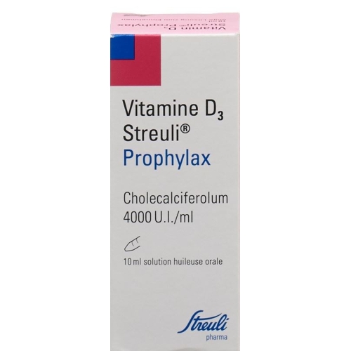 Vitamin D3 Streuli 4000 IU / ml oral solution 10 ml Prophylax buy online