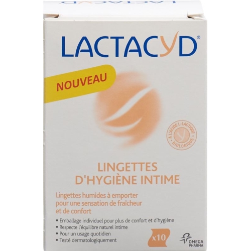 Lactacyd intimate wipes individually wrapped 10 pcs buy online