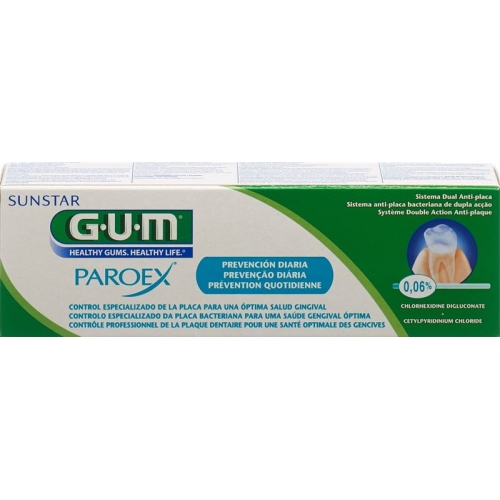 GUM SUNSTAR Paroex toothpaste chlorhexidine 0.06% to 75 ml buy online