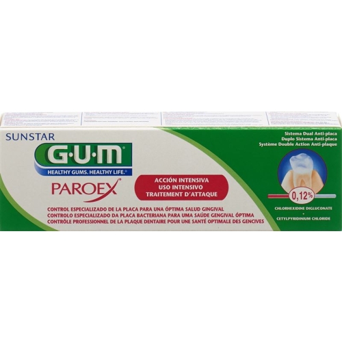 GUM SUNSTAR Paroex toothpaste of 0.12% chlorhexidine 75 ml buy online