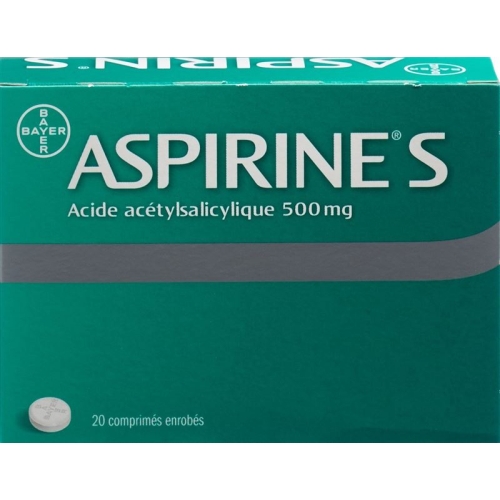 Aspirin 500 mg tbl S 20 pcs buy online