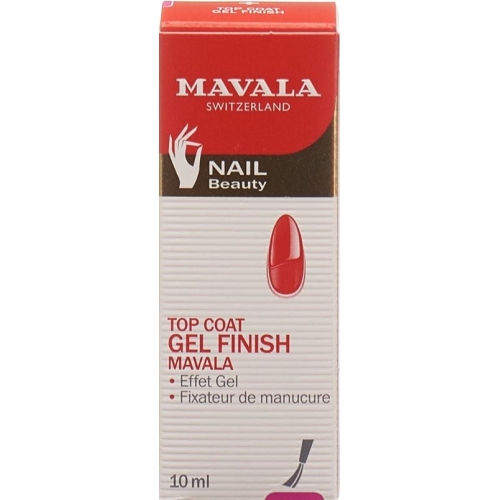 Mavala top coat gel finish 10ml buy online