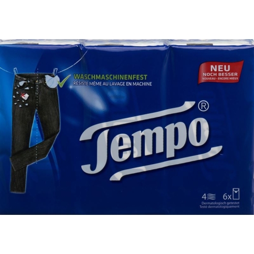 Tempo handkerchiefs Classic 6 x 10 pcs buy online