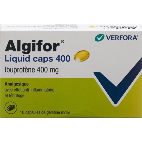 Algifor Liquid Caps 400 mg 10 pcs buy online