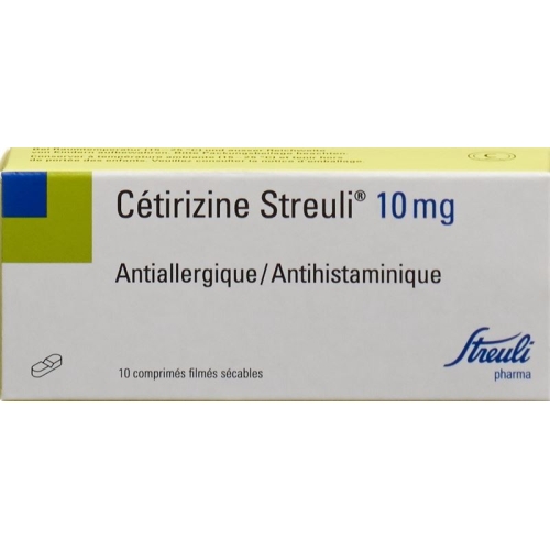 Cetirizine Streuli Filmtabl 10 mg 10 pcs buy online