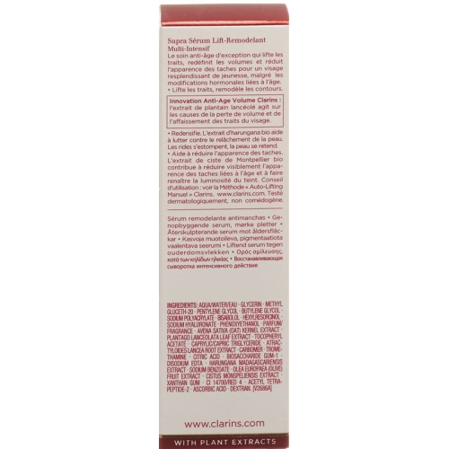 Clarins Supra Serum Lift Remodel 30ml buy online