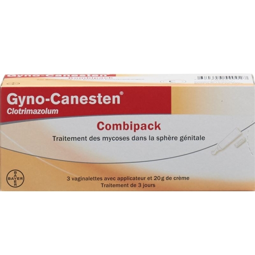 Gyno-Canesten Kombipack 3 vaginal tablets and 20 g cream buy online