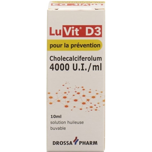 LUVIT D3 Cholecalciferolum oily solution 4000 IU / ml for the prophylaxis Fl 10 ml buy online