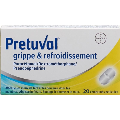 Pretuval flu and cold Filmtabl 20 pcs buy online