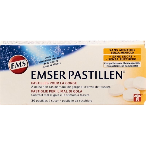 Emser sugar-free without menthol 30 pastilles buy online