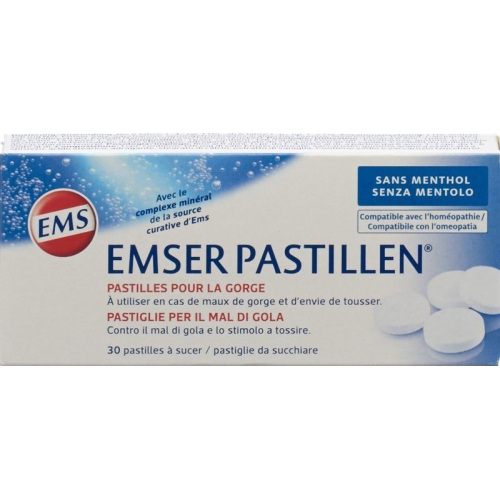 Emser without menthol 30 lozenges buy online