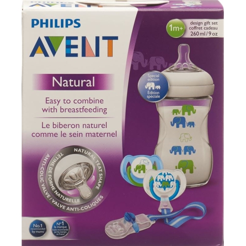 Avent Philips elephant gift set green / blue buy online