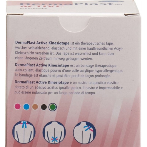 Dermaplast Active Kinesiotape 5cm x 5m Grün buy online