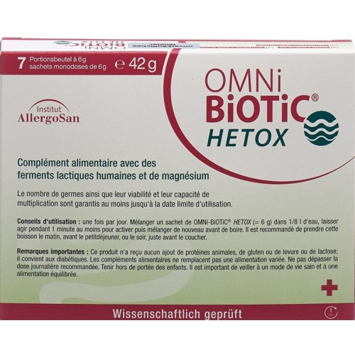 Omni-Biotic Hetox powder 7x 6g buy online