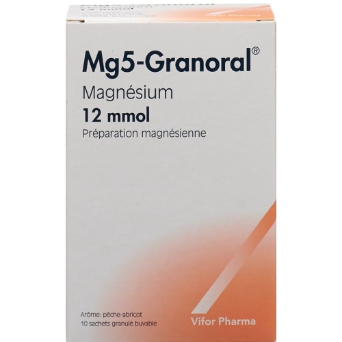 Mg5-granoral Granulat 12 Mmol Pfirs-Aprik Beutel 10 Stück buy online