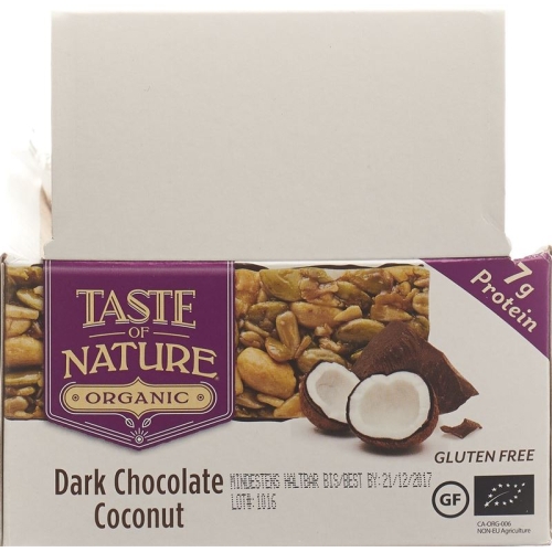 Taste Of Nature Riegel Protein Coconut 16x 40g buy online