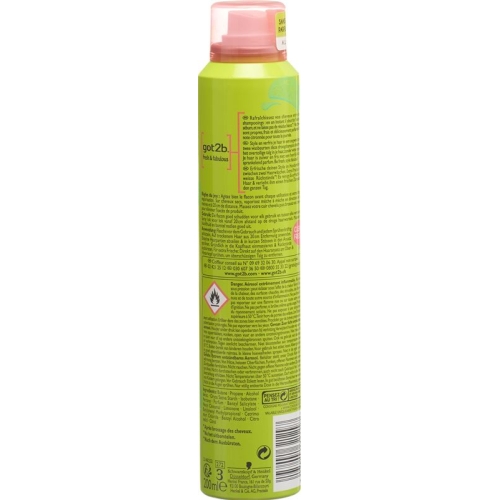 Got2b Fresh&fabulous Dry Shampoo Regular 200ml buy online