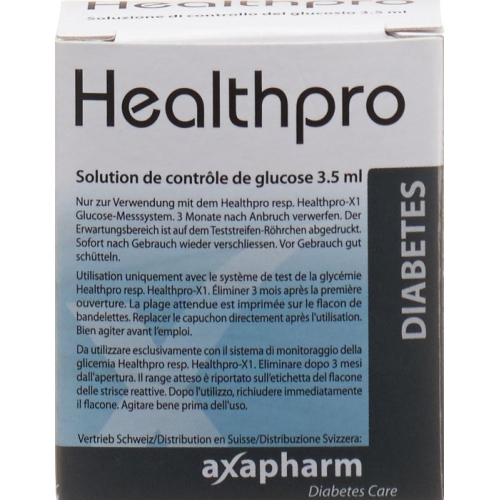 Healthpro Axapharm control solution low Fl 3.5 ml buy online