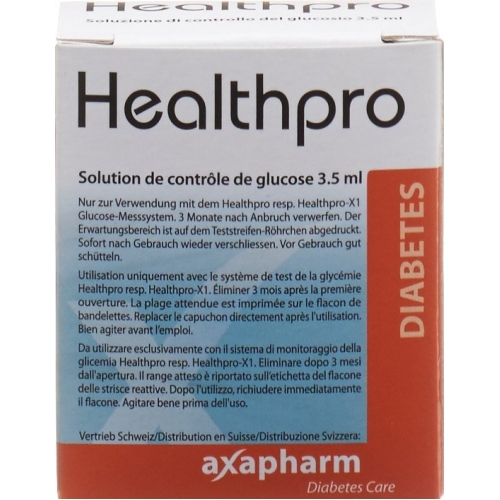 Healthpro Axapharm control solution high Fl 3.5 ml buy online