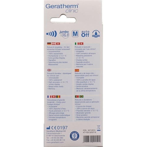 Geratherm Clinic clinical thermometer digital buy online