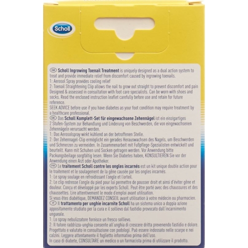 Scholl eingewachsene Zehennägel Clip & Spray Set buy online