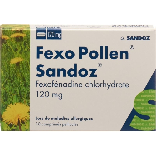 Fexo Pollen Sandoz Filmtabletten 120mg 10 Stück buy online