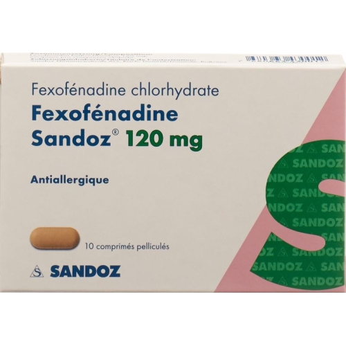 Fexofenadin Sandoz Filmtabletten 120mg 10 Stück buy online