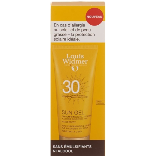 Louis Widmer Sun Gel 30 Unscented 100ml buy online