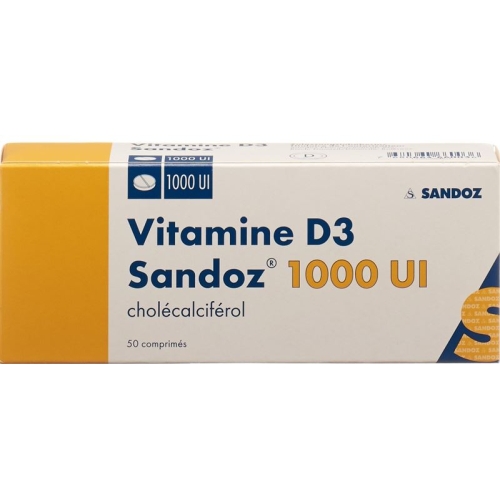 Vitamin D3 Sandoz Tabletten 1000 Ie 50 Stück buy online