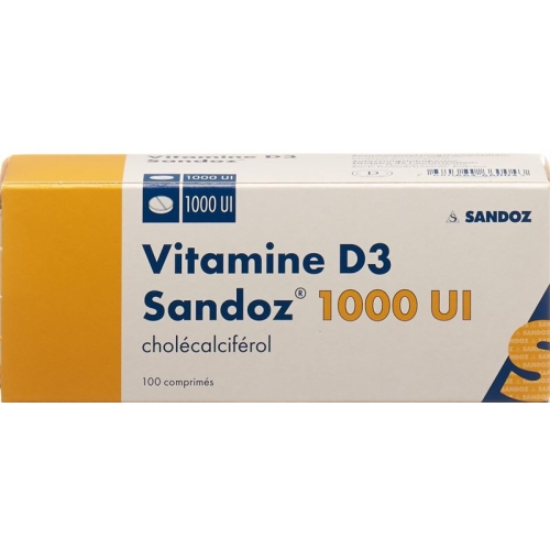 Vitamin D3 Sandoz Tabletten 1000 Ie 100 Stück buy online