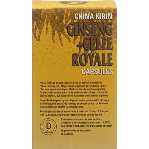 China Kirin Ginseng + Gelee Royale Kapseln 30 Stück buy online