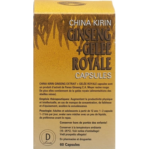 China Kirin Ginseng + Gelee Royale Kapseln 60 Stück buy online