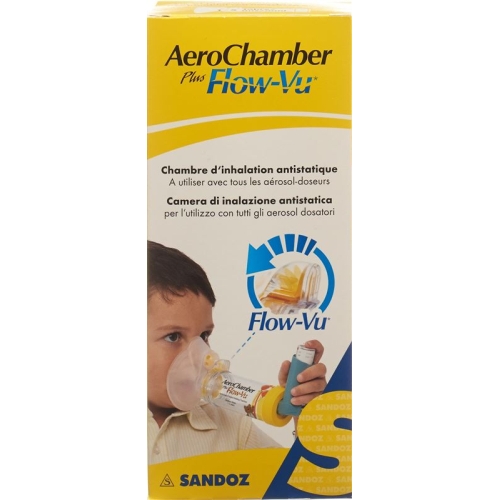 Aerochamber Plus Flow-vu mit Maske (1-5 J) Gelb buy online