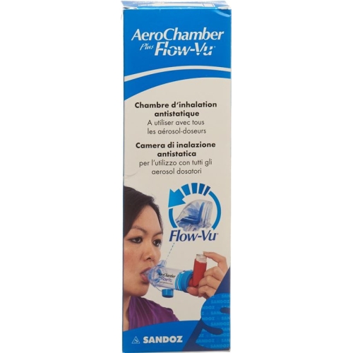 Aerochamber Plus Flow-vu without mask Blue buy online